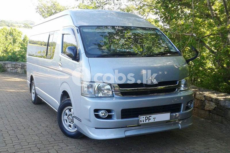 Toyota HiAce Van for Tourism in Waskaduwa | Sam Tours | icabs.lk
